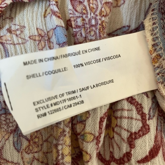 alter’d state Women Boho Crochet Floral Visvose Detail Top Size XS - Picture 4 of 8